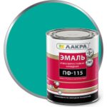 Эмаль Лакра ПФ-115 бирюзовая 1,0кг