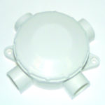 Коробка распределительная ОП КРК d70*30 4-рож. бел.