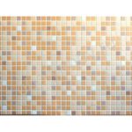 Панель ПВХ  Мозаика Коричн.с узорами 480*955мм